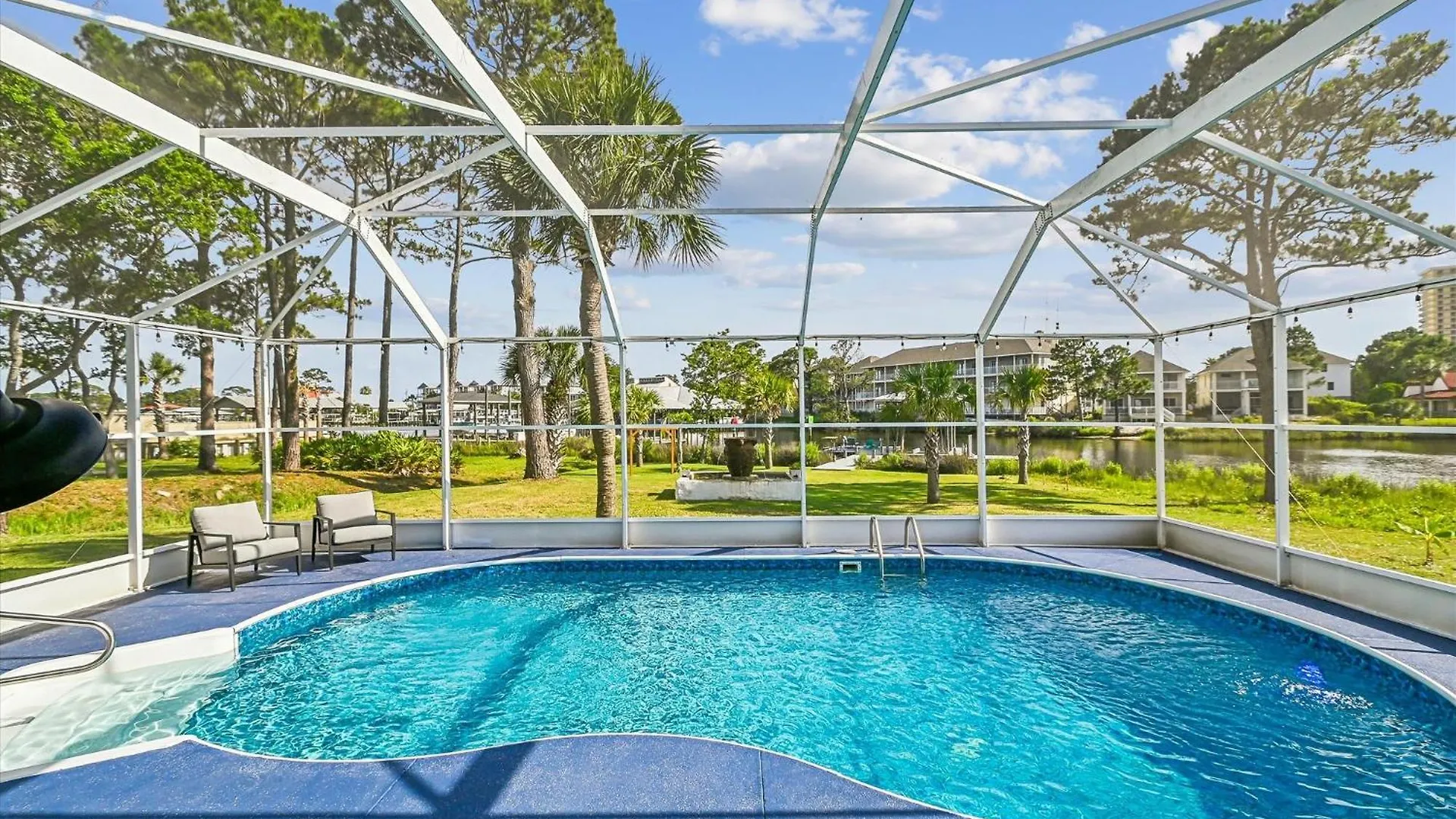 8753 N, Lagoon Dr, - Waterside Oaks On Grand Lagoon Home パナマシティービーチ